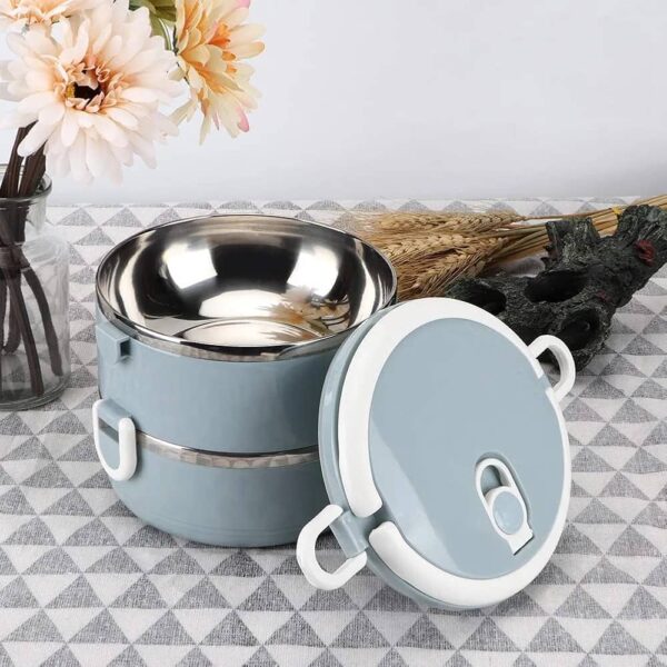 Boite Repas Isotherme Boîte à Lunch Portable en Acier Inoxydable – Image 3