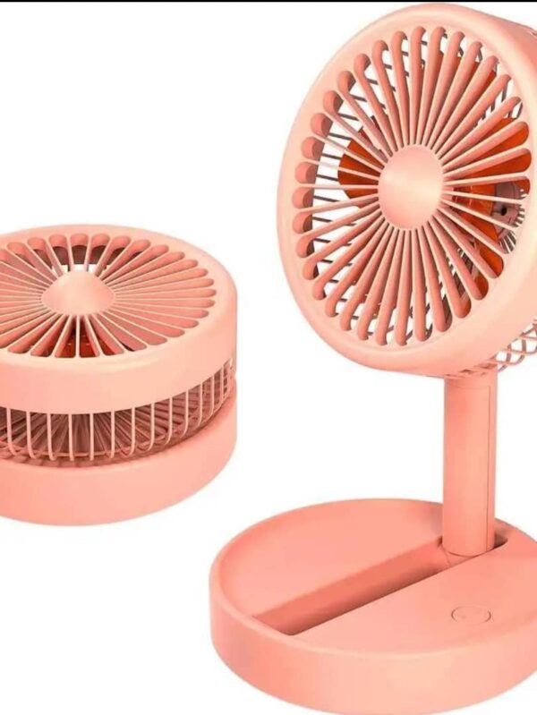 Mini ventilateur rechargeable silencieux base table portable ventilateur 3 vitesses réglable