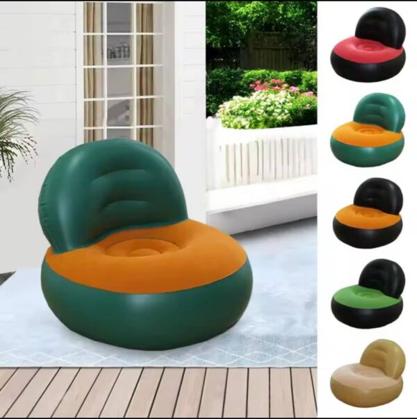 Chaise Gonflable Portable avec Pompe à Air – Image 3