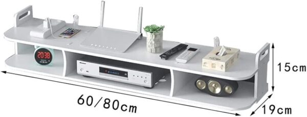 Meuble TV Armoire Murale Set-Top Box Rack Multifonctionnel – Image 2