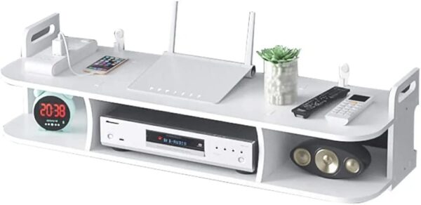 Meuble TV Armoire Murale Set-Top Box Rack Multifonctionnel